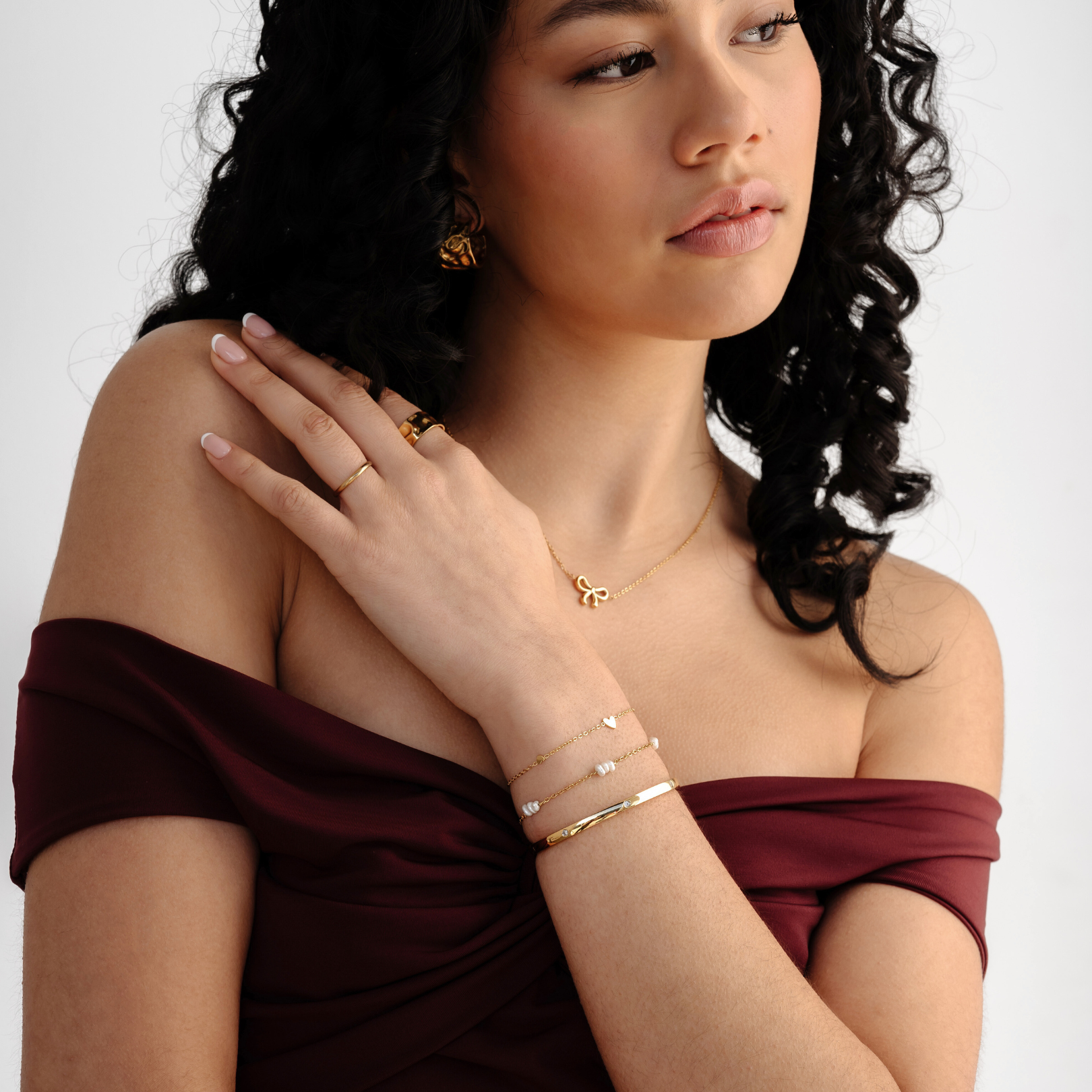 GoldAmour Heart Bracelet - Ocean Girl Art