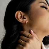 Minimalist Huggie Earrings - Gold