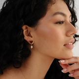 Pinot Heart and Pearl Earrings