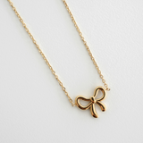 Bella Bow Necklace - Gold - Ocean Girl Art