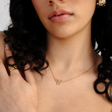 Bella Bow Necklace - Gold - Ocean Girl Art