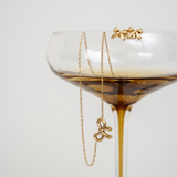 Bella Bow Necklace - Gold - Ocean Girl Art