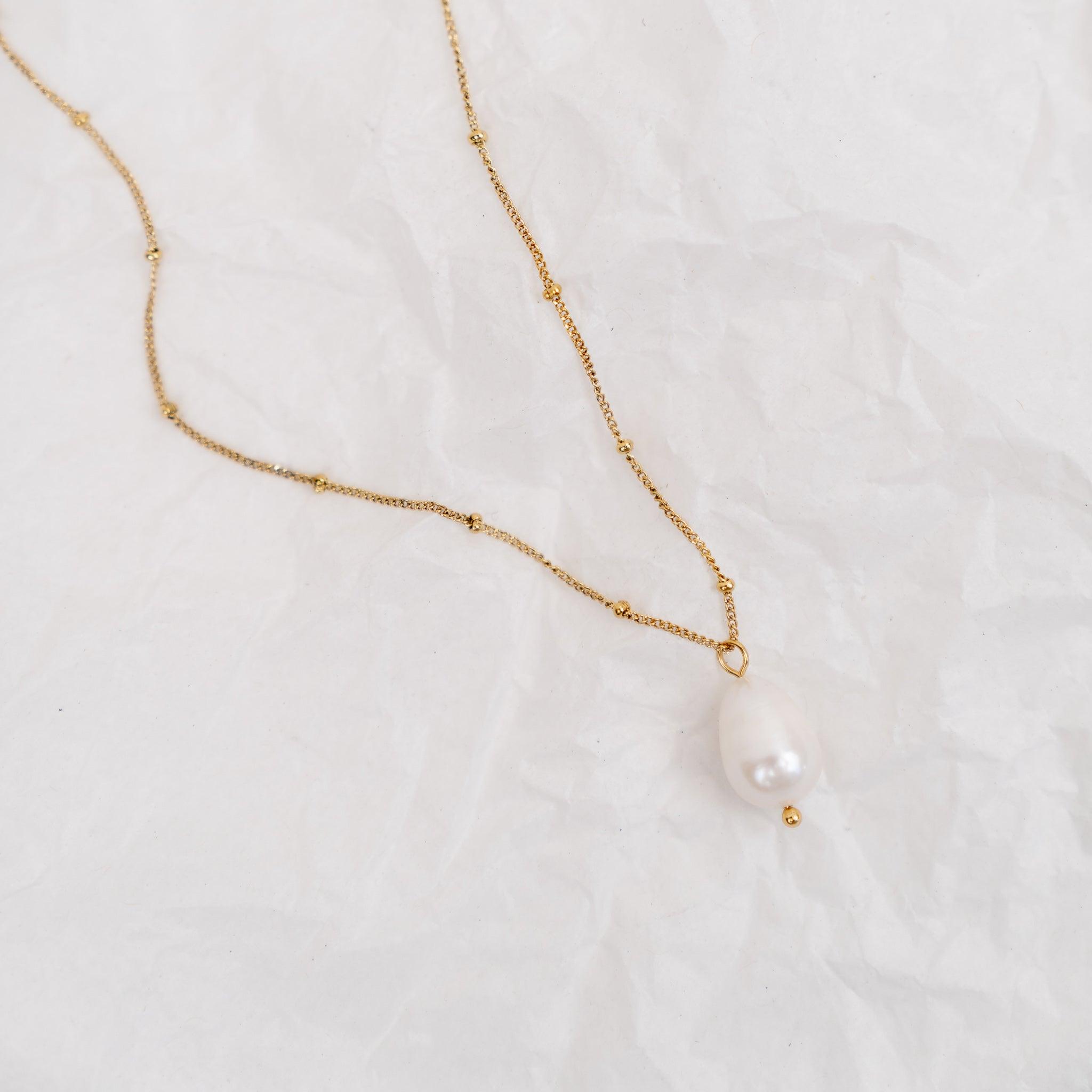 Bronte Pearl Necklace - Ocean Girl Art