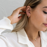 Carrée Huggie Earrings - Ocean Girl Art