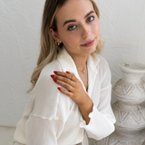 Carrée Huggie Earrings - Ocean Girl Art