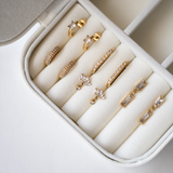 Carrée Huggie Earrings - Ocean Girl Art