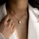 Chloe Pendant Necklace - Gold - Ocean Girl Art