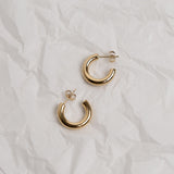 Classic Hoop Earrings - Gold - Ocean Girl Art