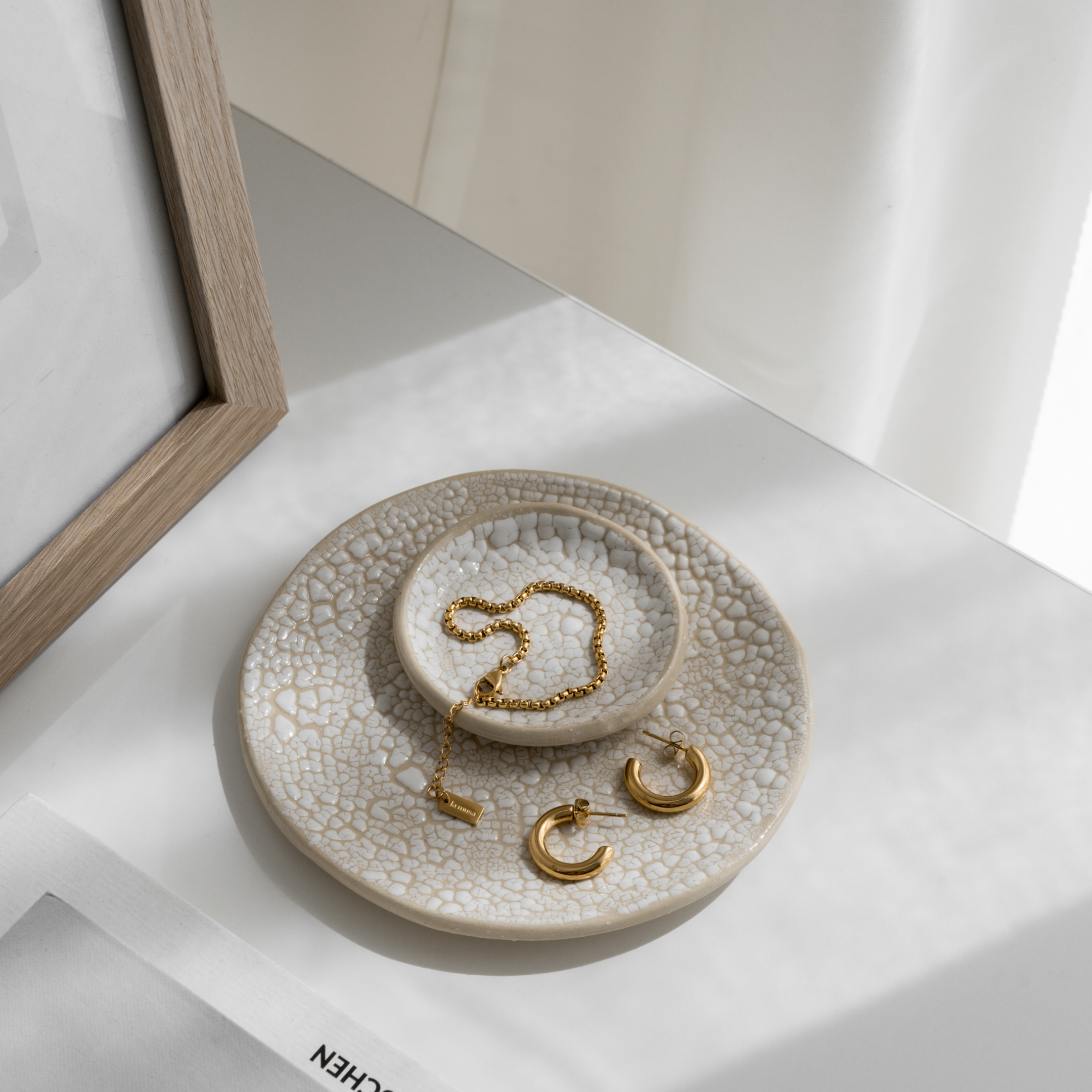 Classic Hoop Earrings - Gold - Ocean Girl Art