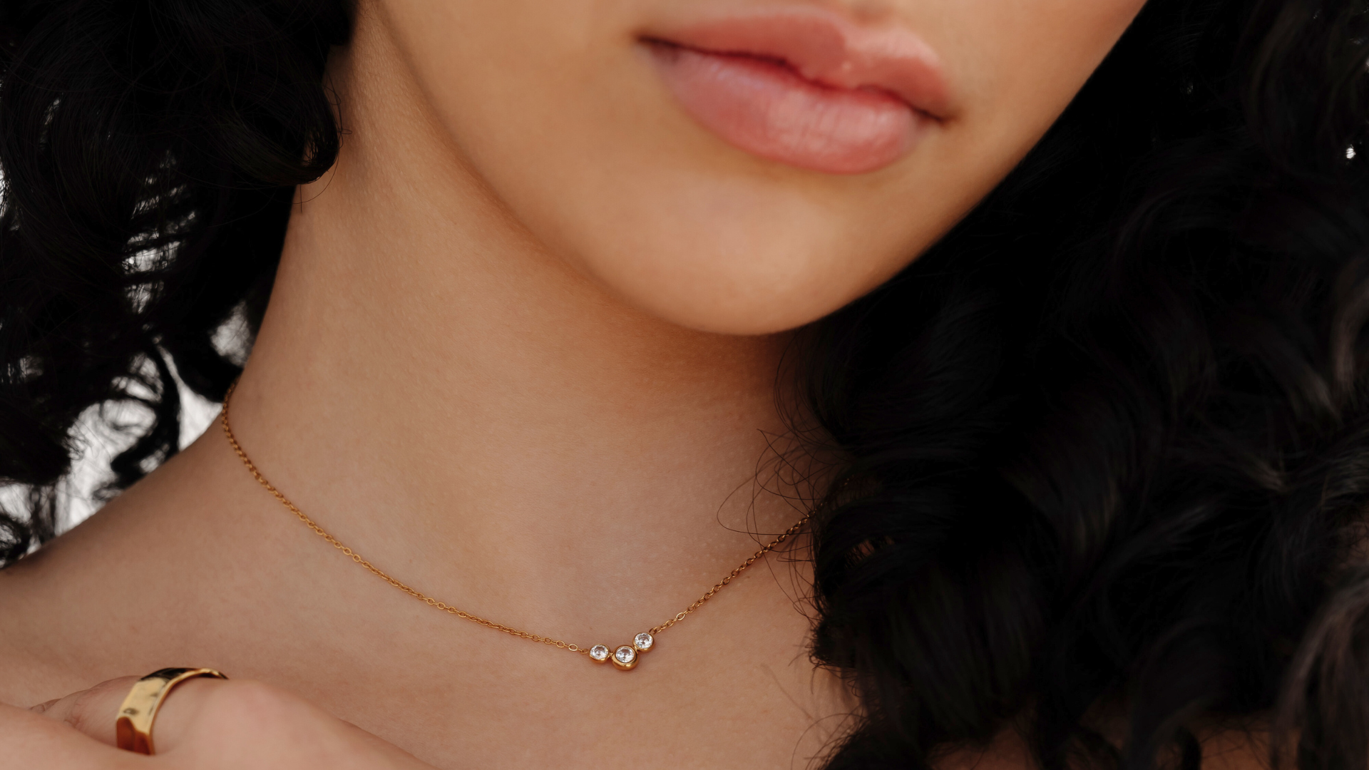 silver & gold dainty necklaces