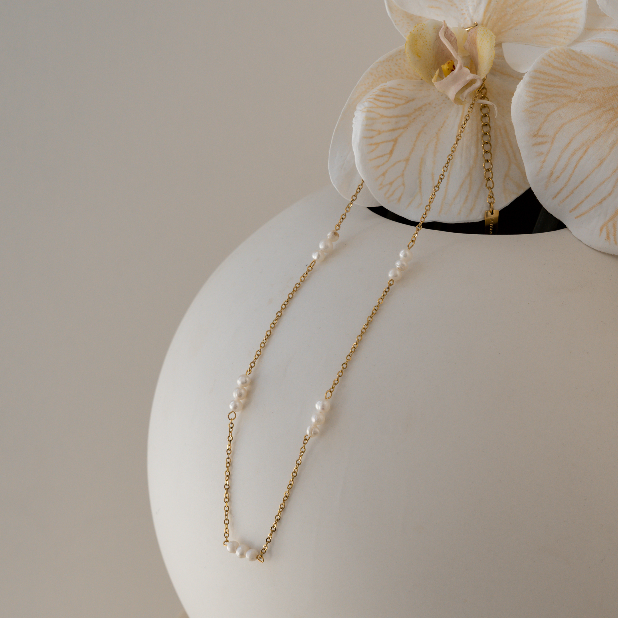 Dewi Pearl Necklace - Ocean Girl Art