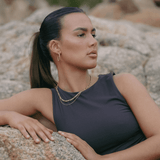 Double Chain Necklace - Gold - Ocean Girl Art