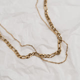 Double Chain Necklace - Gold - Ocean Girl Art