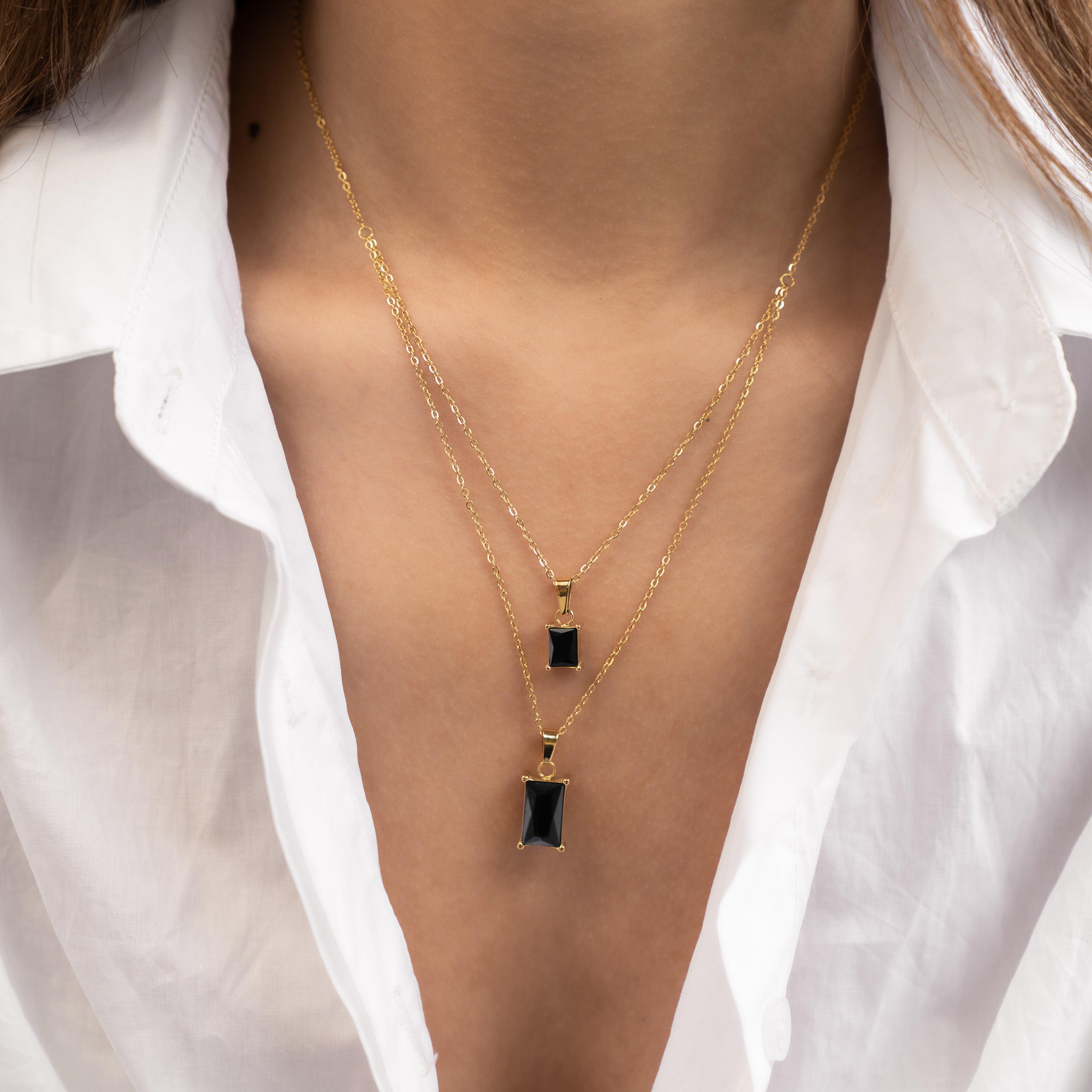 Double Layered Kiara Necklace - Ocean Girl Art