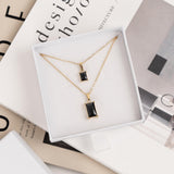 Double Layered Kiara Necklace - Ocean Girl Art