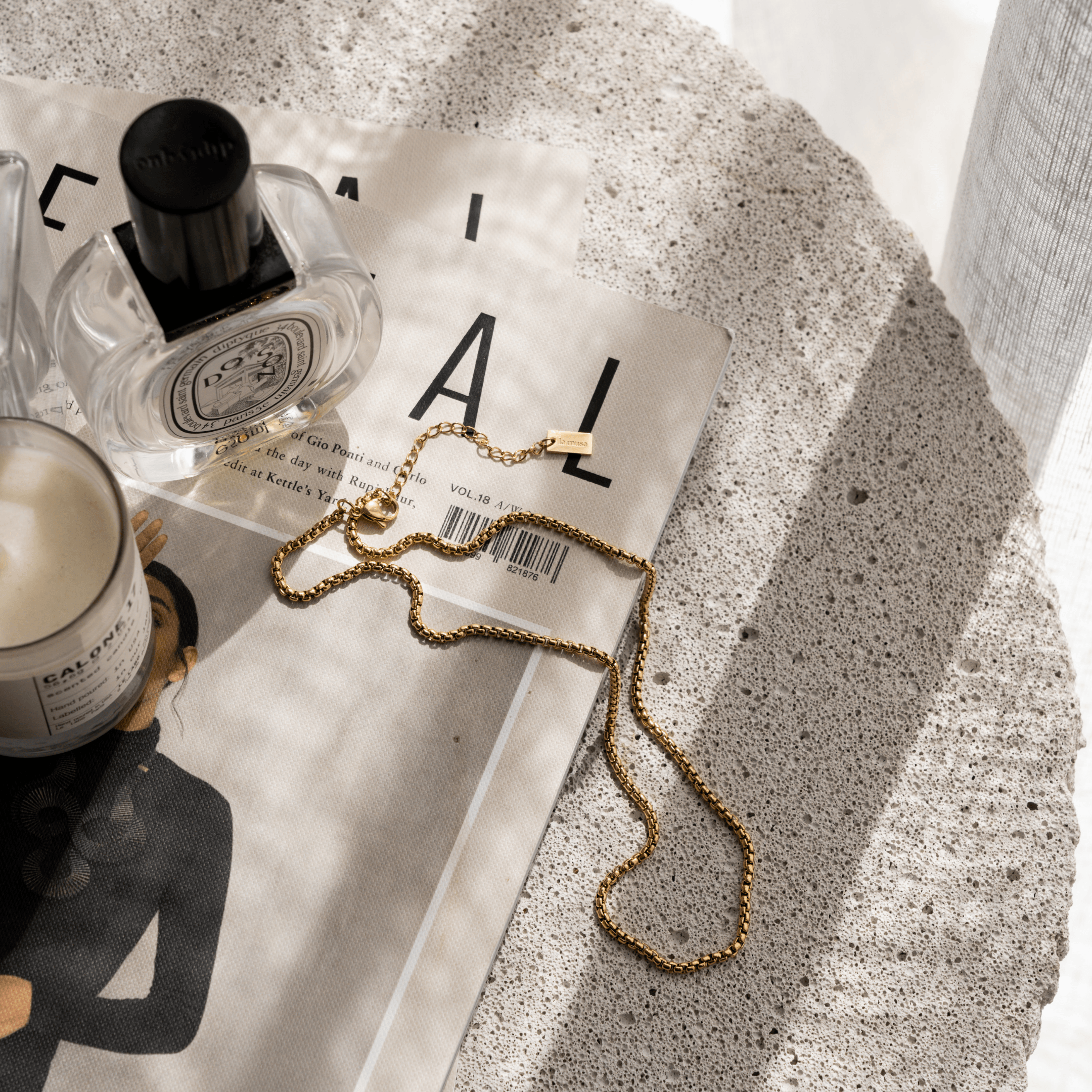 Essential Chain Necklace - Gold - Chain Necklace, Gold, mens, mens necklace - Ocean Girl Art