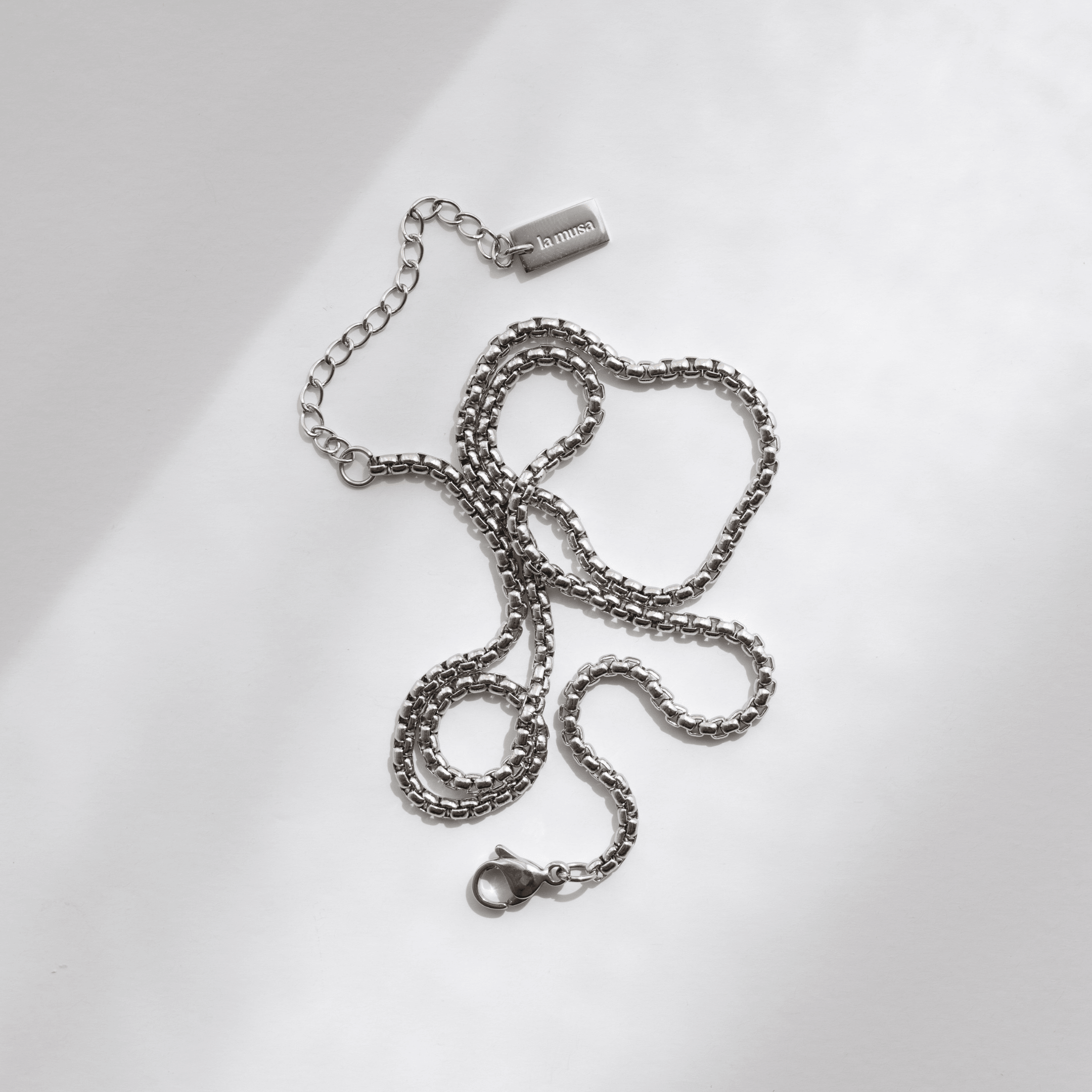 Essential Chain Necklace - Silver - mens, mens necklace, Silver, stainless steel, unisex - Ocean Girl Art