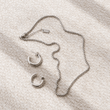 Essential Chain Necklace - Silver - mens, mens necklace, Silver, stainless steel, unisex - Ocean Girl Art