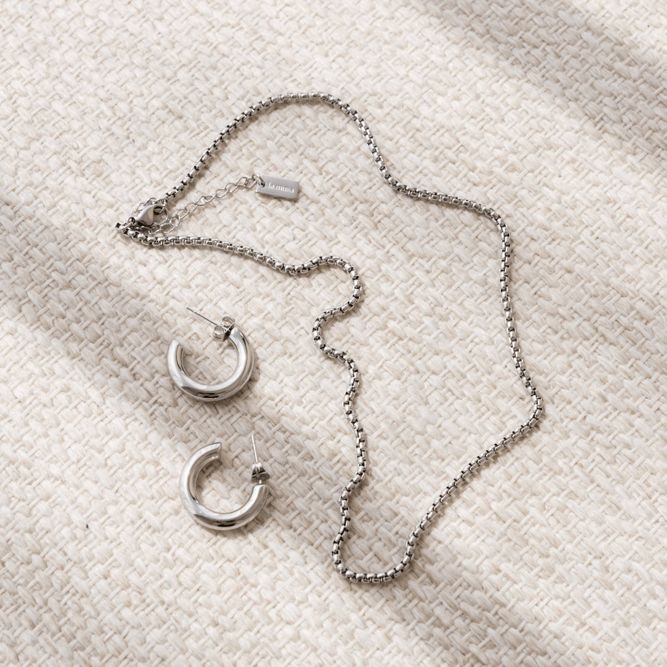 Essential Chain Necklace - Silver - mens, mens necklace, Silver, stainless steel, unisex - Ocean Girl Art