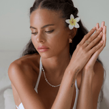 Indah Earrings - Gold - Ocean Girl Art