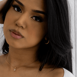 Initial Letter Necklace - a, b, c, e, f, g, Gold, h, i, j, k, l, letter, m, mens, n, name, o, p, personalised, q, r, s, t, u, v, w, x, y, z - Ocean Girl Art