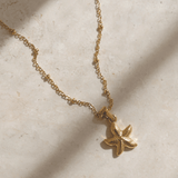 Lucu Starfish Necklace | Gold Waterproof Necklace