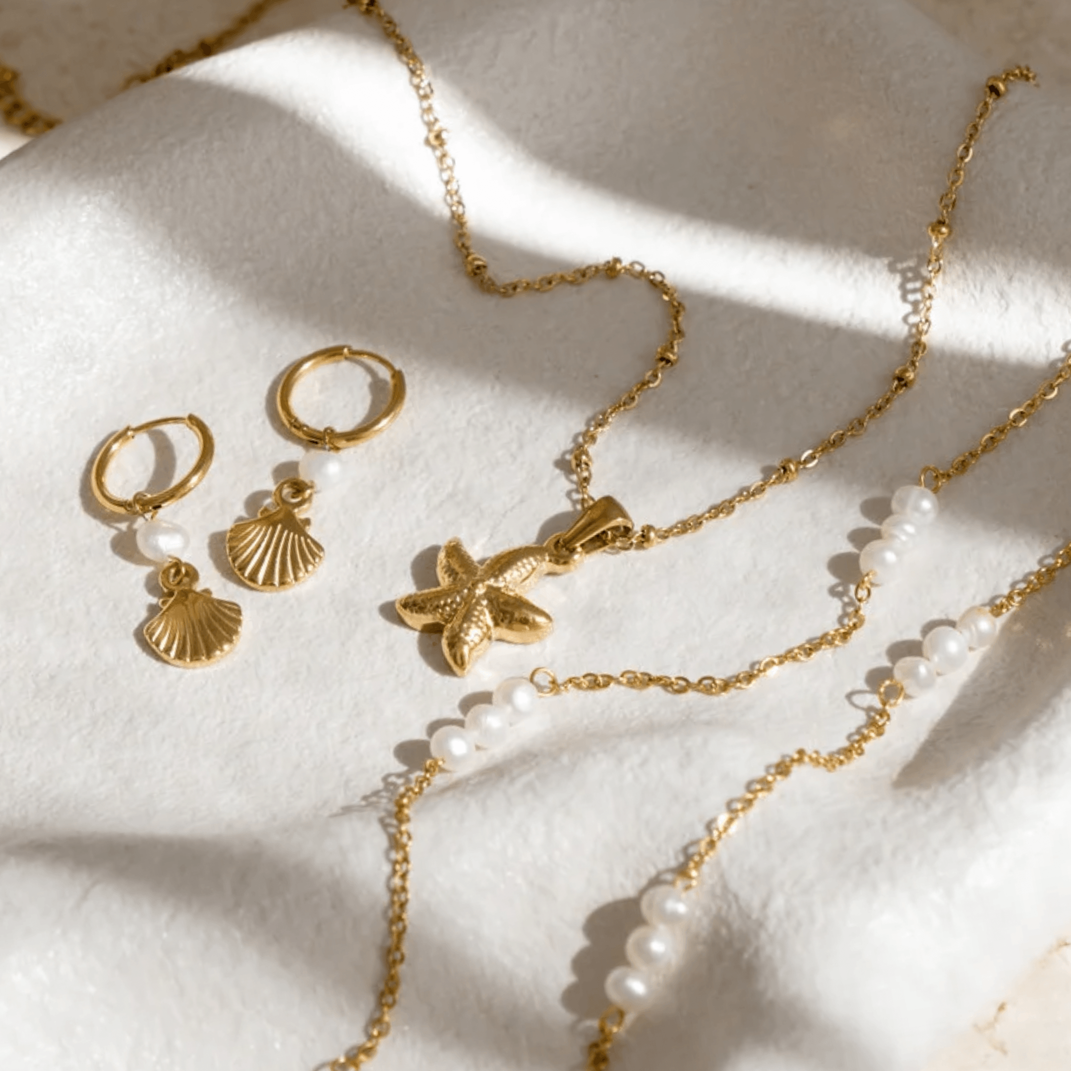 Aulia Seashell Earrings - Ocean Girl Art