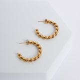 Rope Hoop Earrings | Ocean Girl Art