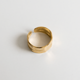 Umalas Ring - Gold - Adjustable ring, Gold, mens, one size - Ocean Girl Art