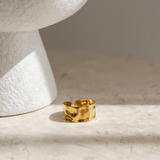 Umalas Ring - Gold - Adjustable ring, Gold, mens, one size - Ocean Girl Art