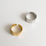 Umalas Ring - Gold - Adjustable ring, Gold, mens, one size - Ocean Girl Art