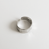 Umalas Ring - Silver - adjustable ring, mens, one size, Silver - Ocean Girl Art